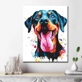 Painting by Numbers Dog Great Dane Modern Animal Art